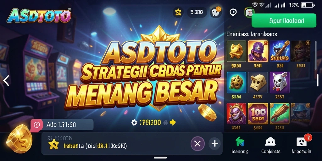 Tampilan gameplay ASDTOTO yang menunjukkan strategi cerdas dalam aksi.