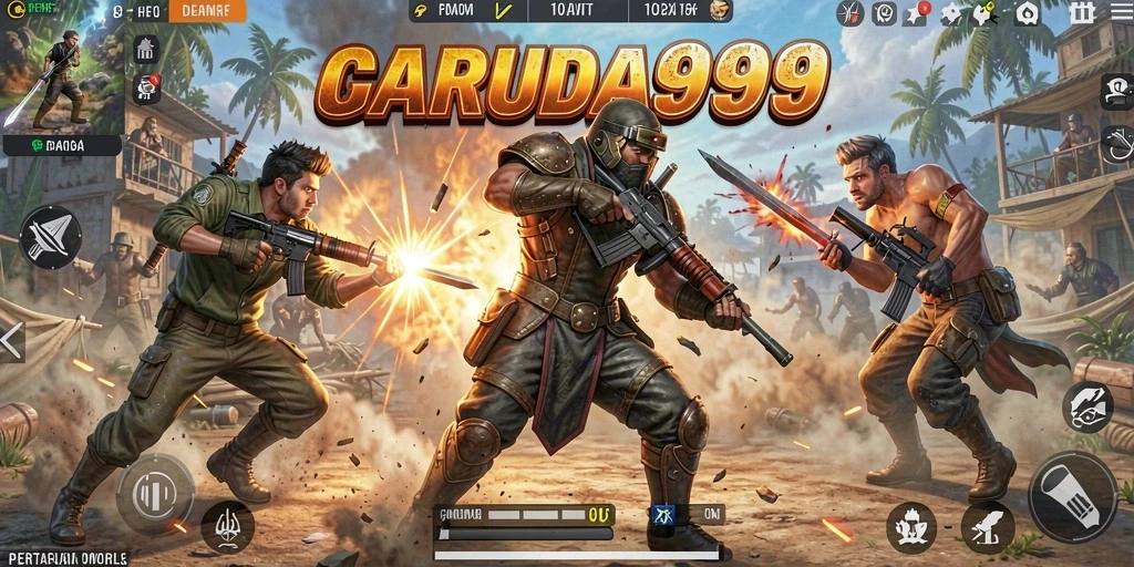 Tampilan gameplay aksi seru di GARUDA999 dengan grafis menawan.