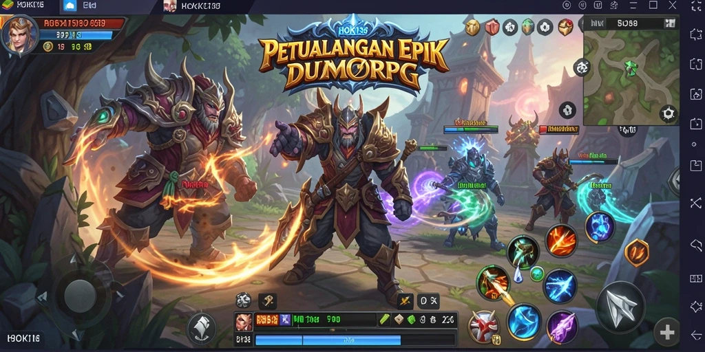 Screenshot HOKI138 menampilkan aksi seru dalam pertarungan PvP.