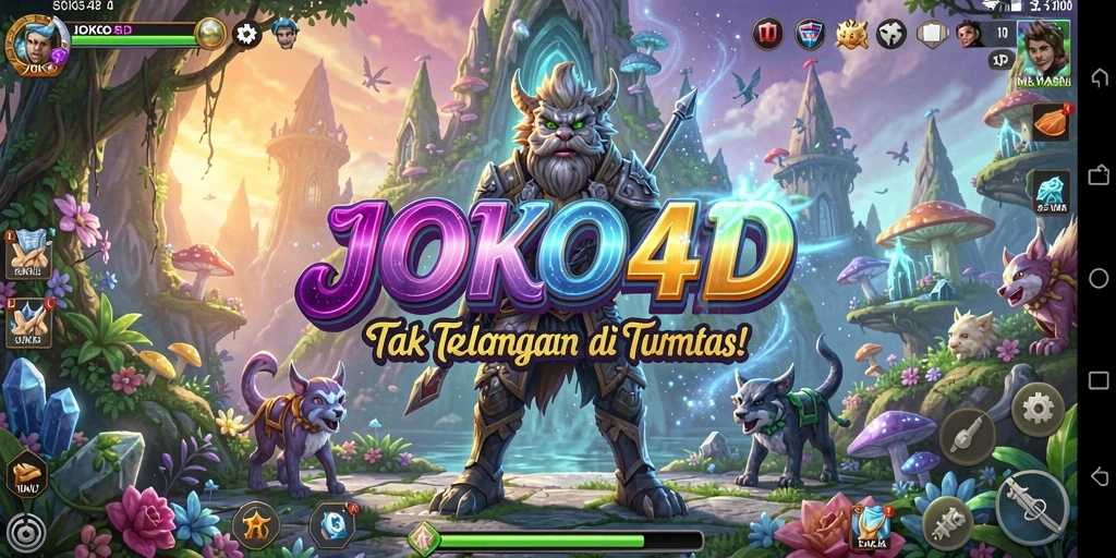 Tampilan gameplay JOKO4D yang menawan dan seru.