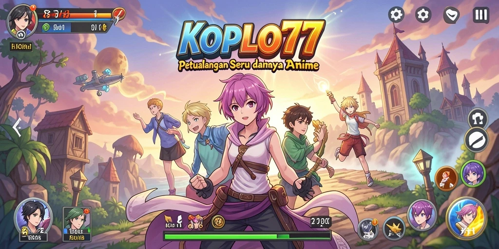 Tampilan screenshot KOPLO77 menampilkan atmosfer seru dalam gameplay Anime.