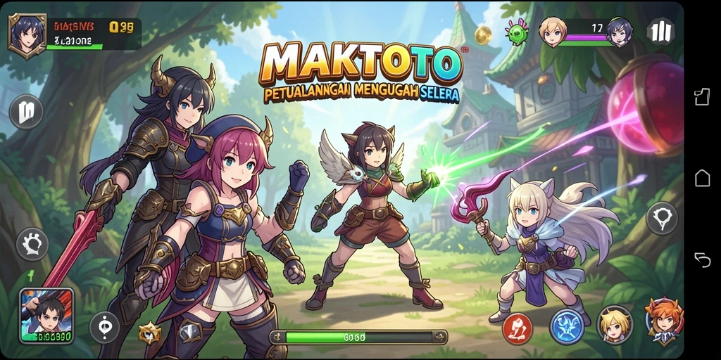 Tangkapan layar menunjukkan aksi seru dalam gameplay Anime.